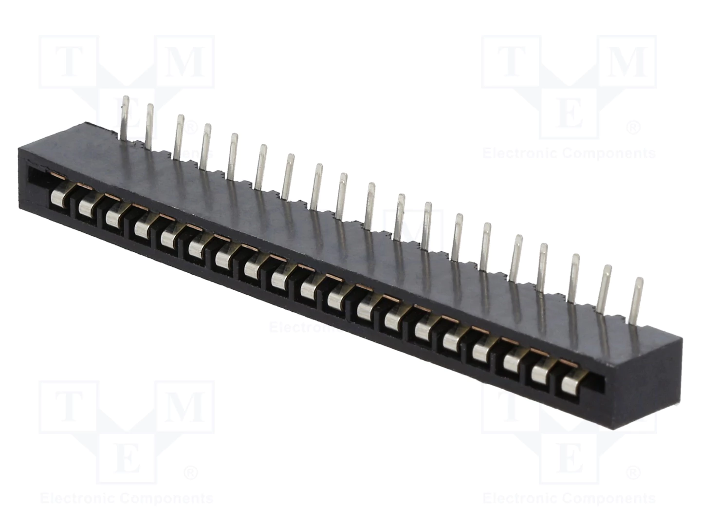 Connector FFC / FPC angled 90 THT NON ZIF PIN 19 2.54mm