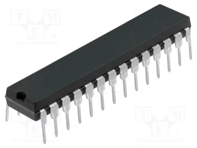 Int. circuit MCU 32k Flash 1,5k RAM CapTouch XLP DIP28
