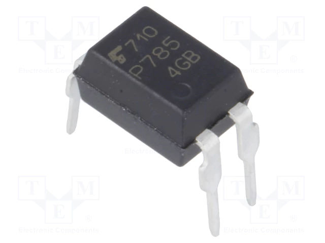  - Optocoupler, THT, Channels  1, Out  transistor, Uinsul  5kV, Uce  80V