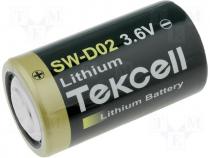 Lithium battery 3,6V dia34x61 14000mAh D high current