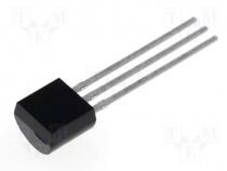 Integrated circuit voltage regulator 5V 0,1A TO92