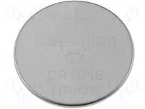 Lithium coin battery 3V 42mAh dia 16x1,6mm Camelion