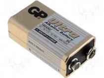 Alkaline battery ultra 9V 6F22 GP