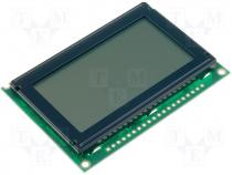 Display LCD graphical 128x64 75x52.7x8.9mm