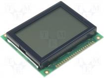 Display LCD graphical 128x64 blue 78x70x14.3mm