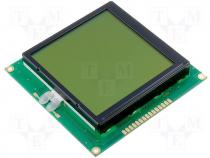 Display LCD graphical 160x160 green 89x85x14.5mm