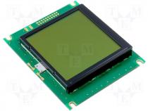 Display LCD graphical 160x160 green 85x100x14.5mm