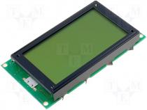 Display LCD graphical 160x80 green 100x55x14.1mm