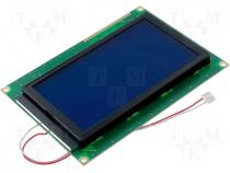 Display LCD graphical 240x128 blue 144x104x14.3mm