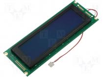 Display LCD graphical 240x64 blue 188.5x65x16mm