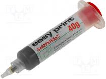 Solder, Sn62Pb36Ag2, paste, syringe, 40g, 10ml, Flux  No Clean, 15%