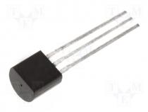 Transistor bipolar PNP 80V 500mA 625mW TO92