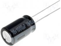 Capacitor electrolytic 1000uF 16V 105C 10x16