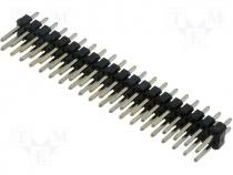 Pin header pin strips male PIN 40 straight 2.54mm THT 2x20
