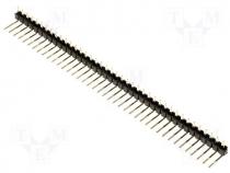 Pin header pin strips male PIN 40 angled 2.54mm THT 1x40