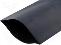 Heat shrink sleeve 2 1 76.2mm L 1m black polyolefine