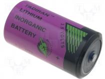 Battery lithium (LTC) C 3.6V÷26.2x50mm 8500mAh Imax 100mA