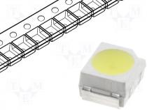 LED SMD 3528 white 1300 1600mcd 120° Package roll 2000pcs.