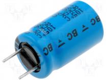 Capacitor electrolytic low impedance THT 100uF 63V Ø10x16mm
