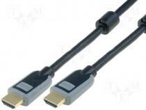 Cable HDMI 1.4 HDMI plug both sides 3m black