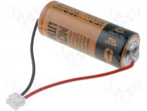 Battery lithium CR8L 3V Leads leads with plug O17x45.5mm