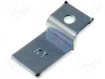Clamping part for transistors zinc plated steel