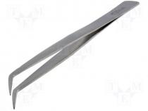 Tweezers len 125mm SMD Blades elongated curved