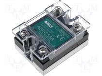 Relay solid state Ucntrl 80÷280VAC 25A 24÷280VAC Series ASR
