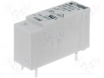 Relay electromagnetic SPST NC Ucoil 12V DC 8A/250VAC 8A 660Ω