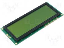 Display LCD alphanumeric STN Positive 20x4 green