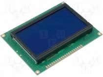 Display LCD graphical STN Negative 128x64 blue 93x70x13.6mm