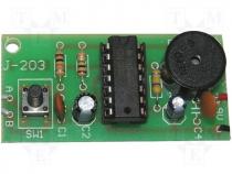 Circuit do-it-yourself kit humidity sensor 9VDC