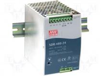 Pwr sup.unit pulse, 480W, 24VDC, 20A, 90÷264VAC, 127÷370VDC, 1.6kg