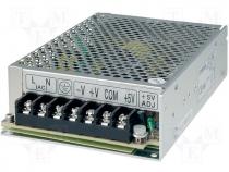 Pwr sup.unit pulse, 62.5W, 5VDC, 15VDC, -15VDC, 5A, 2.5A, 0.5A, 550g