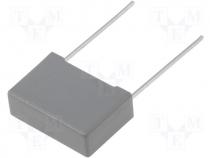 Capacitor polypropylene, X2,suppression capacitor, 100nF, 10mm