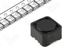 Inductor wire, 120uH, 1.9A, 0.169, SMD, 12x12x8mm, 20%, -40÷85C