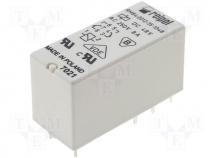 Relay electromagnetic, DPDT, Ucoil 48VDC, 8A/250VAC, 8A/24VDC, 8A