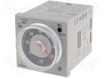 Timer, 0,05s÷300h, DPDT, 250VAC/5A, 100÷240VAC, 100÷125VDC, PIN 1