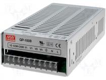 Pwr sup.unit pulse, 101W, 5VDC, 12VDC, -12VDC, -5VDC, 10A, 3A, 1A