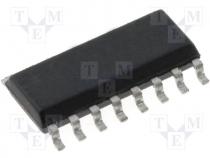 IC digital, 8bit, parallel in, serial out, shift register, SO16