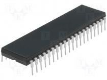 Integrated circuit, CPU 8KK 33I/O 8A/D 4MHz DIP40