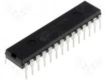 Integr. circuit 16 KB Enh Flash, 768 RAM, 25 I/O SDIP28