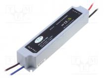 Pwr sup.unit switched-mode, for LED diodes, 34W, 9÷24V, 1400mA
