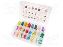 Kit contents fuses, fuse, 11,9mm,19mm,29mm, 32V, No.of val 24