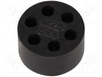 Insert for gland, with metric thread, Size  M25, IP68, 4mm
