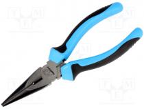 Pliers, half-rounded nose, 160mm, Series  Blue Line