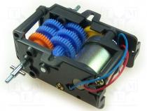 Motor  DC, with gearbox, 1.5÷4.5VDC, max.7mNm, 2.7A, 150mA, 4mm