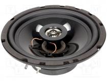 Car loudspeakers, two-way, 165mm, 120W, 65÷20000Hz, 4, 60mm, -90dB