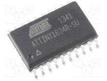 AVR microcontroller, Flash 16kx8bit, EEPROM 256B, SRAM 1000B