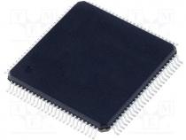 AVR microcontroller, Flash 128kx8bit, EEPROM 2048B, SRAM 8192B